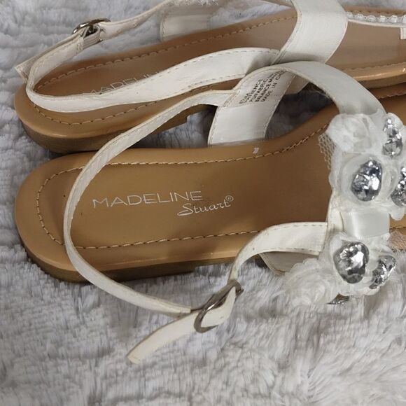 Madeline Stuart Rhinestone Studded Woman's Toe Sandals - Picture 5 of 8
